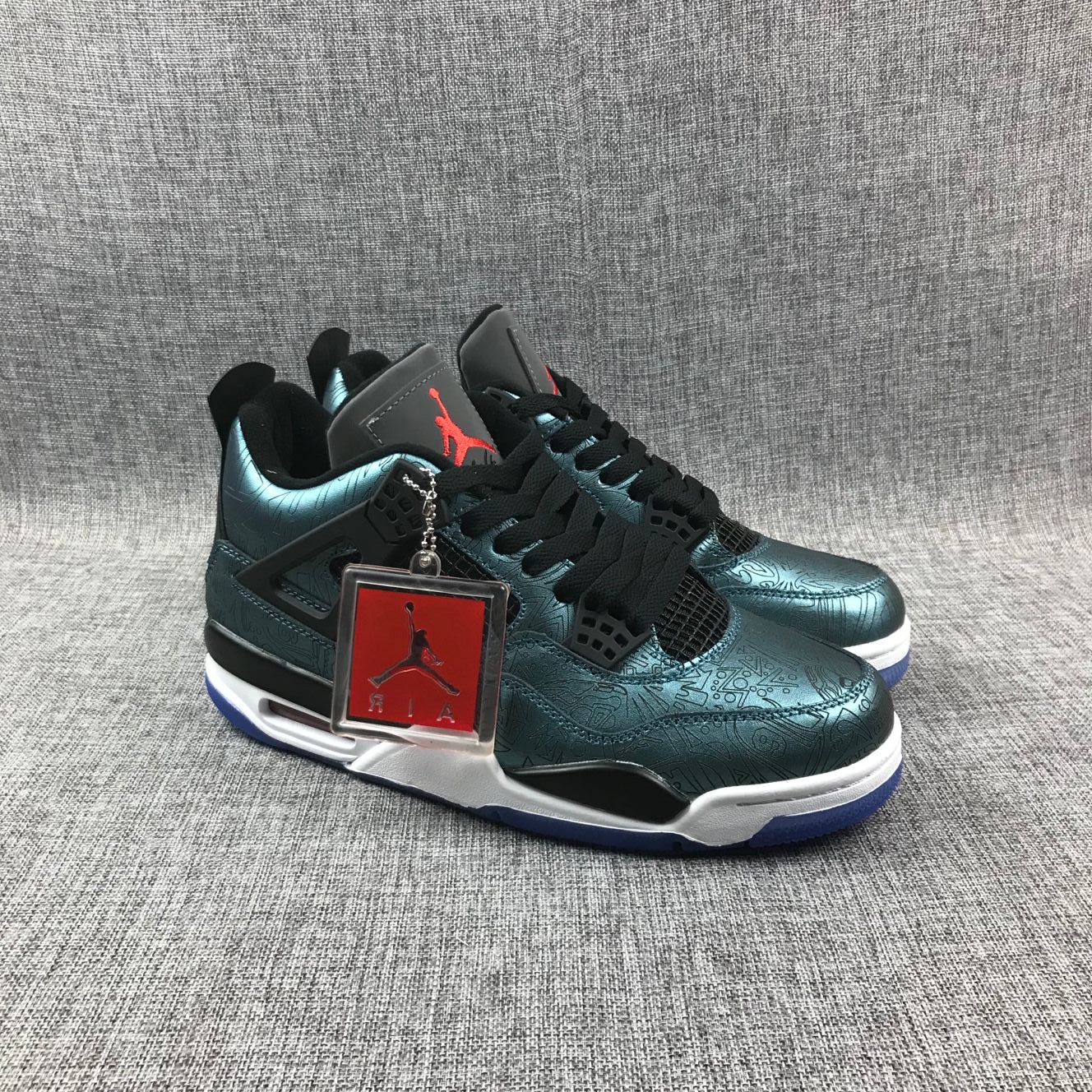 Air Jordan 4 Retro Laser Chamelon Green